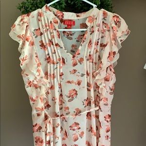 Elle Floral Blouse Sz Small